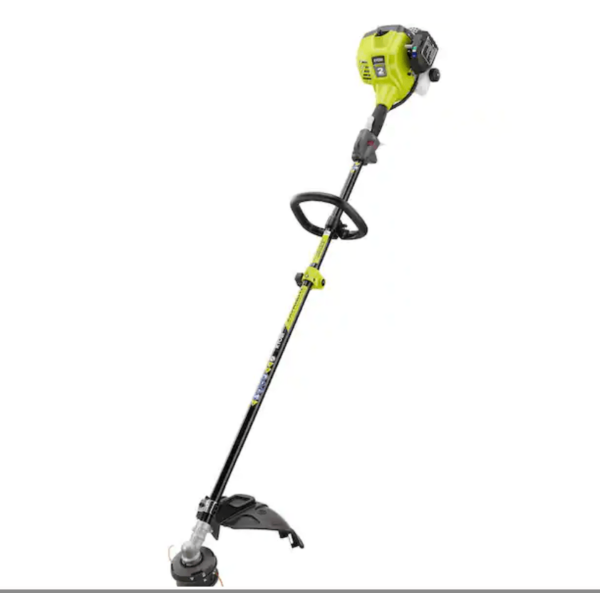 ***MISSING FILTER AND LID***25 cc 2-Stroke Attachment Capable Full Crank Straight Gas Shaft String Trimmer | EZ Auction