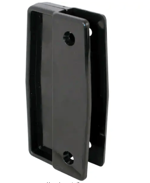 Prime-Line Black Plastic Sliding Screen Door Pull | EZ Auction