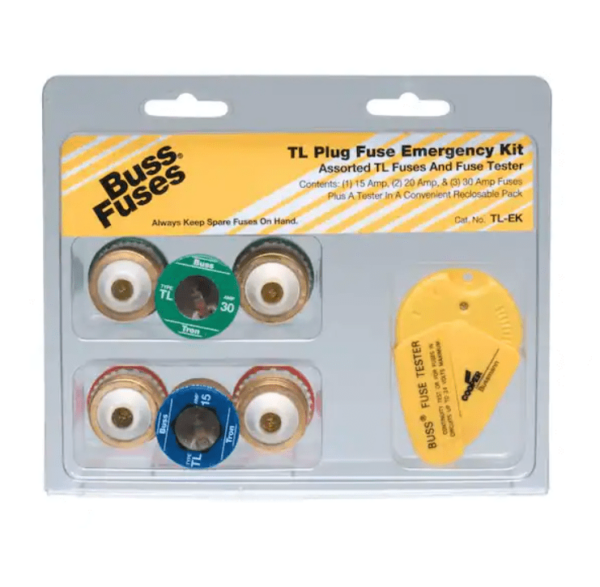 ***MISSING 3 PEACES***TL Style Plug Fuse Emergency Kit | EZ Auction