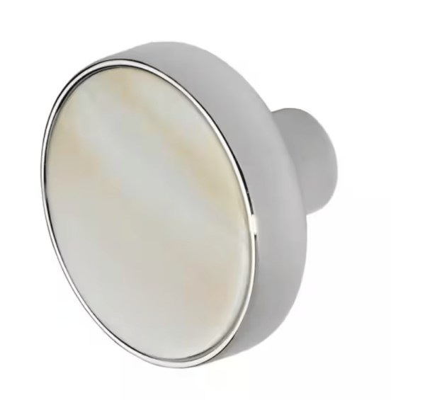 Pearl 1-3/8 in. Chrome Cabinet Knob | EZ Auction