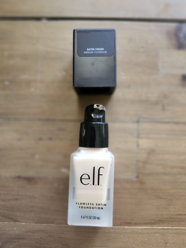 ***Used***e.l.f. Flawless Finish Foundation, Improves Uneven Skin Tone, Lightweight, Medium Coverage & Semi-Matte, Vegan & Cruelty-Free, LIGHT IVORY 0.68 Fl Oz | EZ Auction