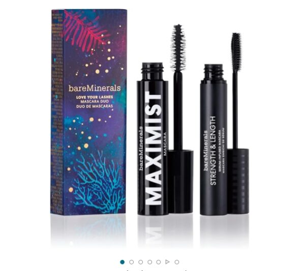 bareMinerals Strength & Length Serum-Infused Black Mascara with Plant-Based Lash Serum, Lengthens, Lifts + Defines Lashes for Healthier Lashes, Vegan | EZ Auction