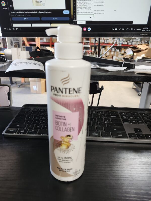 Pantene Pro-V Miracles Infinite Lengths Biotin + Collagen Shampoo Sulfate Free - 10.9 fl oz | EZ Auction