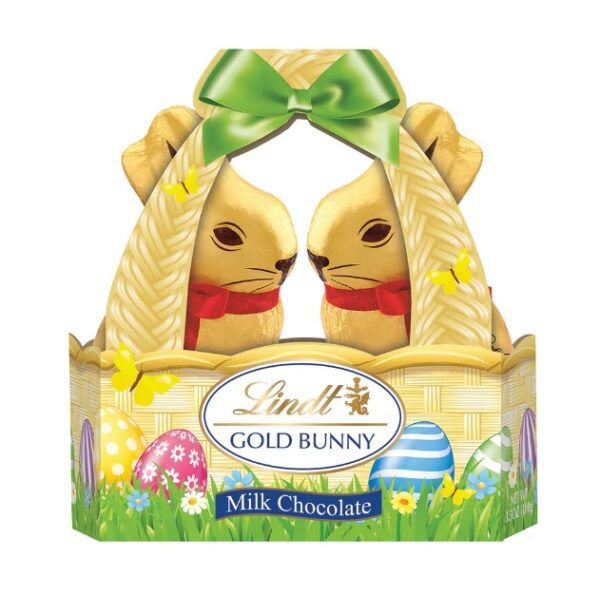 EXPIRE 08/31/2024, Lindt Gold Foiled Bunny Basket 3.5 Oz | EZ Auction