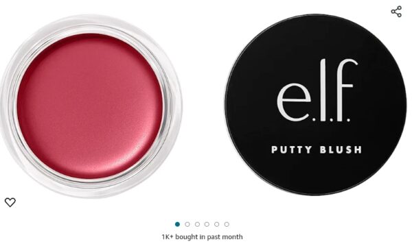 e.l.f. Putty Blush, Creamy & Ultra Pigmented Formula, Infused with Argan Oil & Vitamin E, Caribbean, 0.35 Oz (10g) | EZ Auction