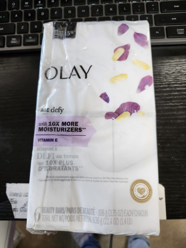 Olay Age Defying Bar Soap with Vitamin E and Vitamin B3 Complex Beauty Bars 3.75 oz (6 Count) | EZ Auction