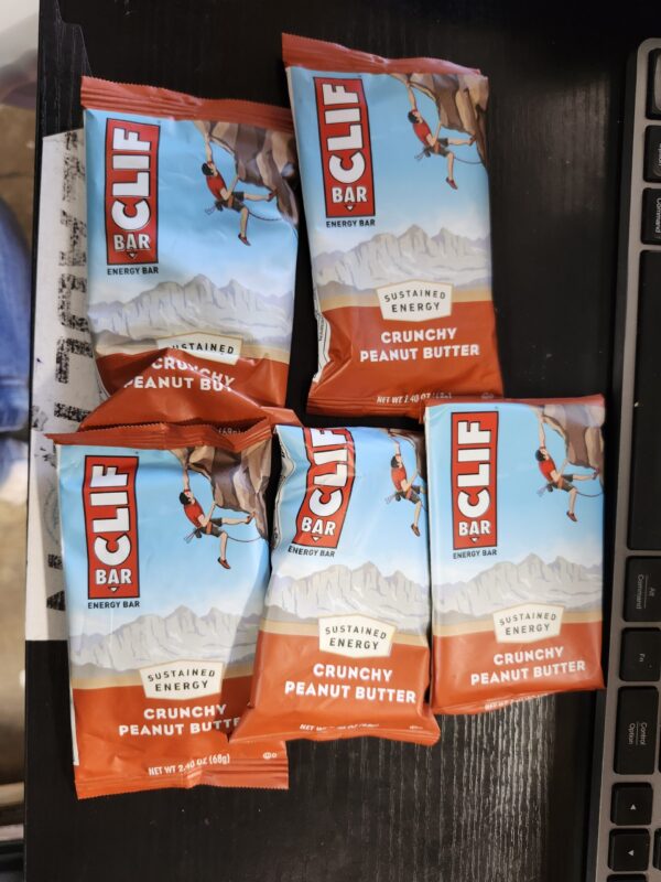 Clif Bar - Crunchy Peanut Butter - Made with Organic Oats - 11g Protein - Non-GMO - Plant Based - Energy Bars - 2.4 oz. | EZ Auction