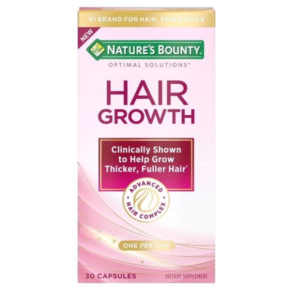 Nature's Bounty Hair Growth Capsules - 30 ct | EZ Auction