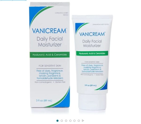 Vanicream Daily Facial Moisturizer With Ceramides and Hyaluronic Acid - Formulated Without Common Irritants for Those with Sensitive Skin, 3 fl oz (Pack of 1) | EZ Auction
