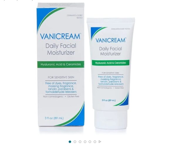 Vanicream Daily Facial Moisturizer With Ceramides and Hyaluronic Acid - Formulated Without Common Irritants for Those with Sensitive Skin, 3 fl oz (Pack of 1) | EZ Auction