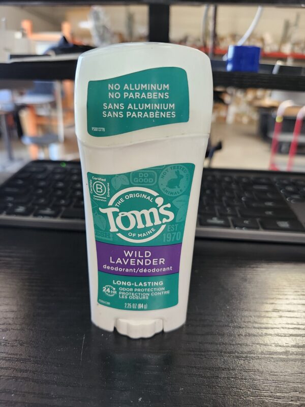 Tom's of Maine Long Lasting Natural Deodorant Stick - Lavender - 2.25oz | EZ Auction