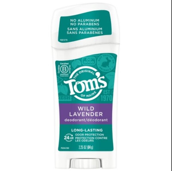 Tom's of Maine Long Lasting Natural Deodorant Stick - Lavender - 2.25oz | EZ Auction