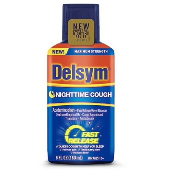 EXPIRE 11/2024, Delsym Nighttime Cough Maximum Strength 6 oz. Liquid | EZ Auction