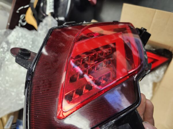 ***USED REFER TO IMAGES***Rear Bumper Reflector Fog Brake Tail Turn Signal Light KD31515L0 KD31515M0 Red Yellow LED for Mazda CX-5 2013-2016 Red Lens (Set of 2) | EZ Auction