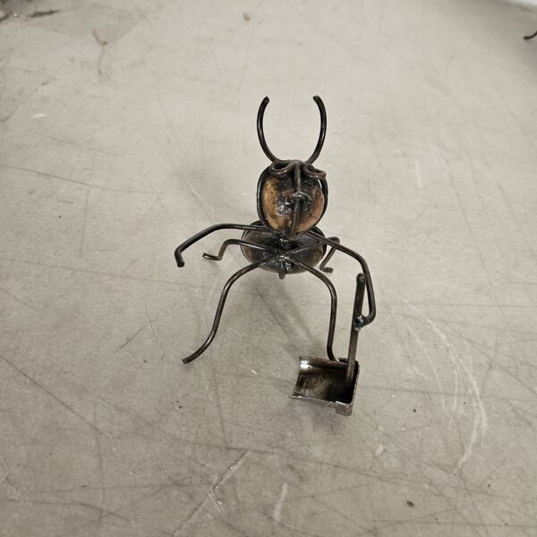 Worker ant figure perfect for garden decoration, handcrafted with metal | EZ Auction