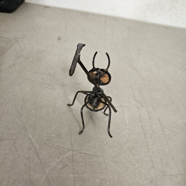 Worker ant figure perfect for garden decoration, handcrafted with metal | EZ Auction