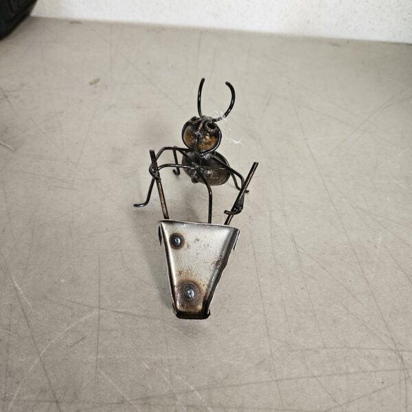 Worker ant figure perfect for garden decoration, handcrafted with metal | EZ Auction