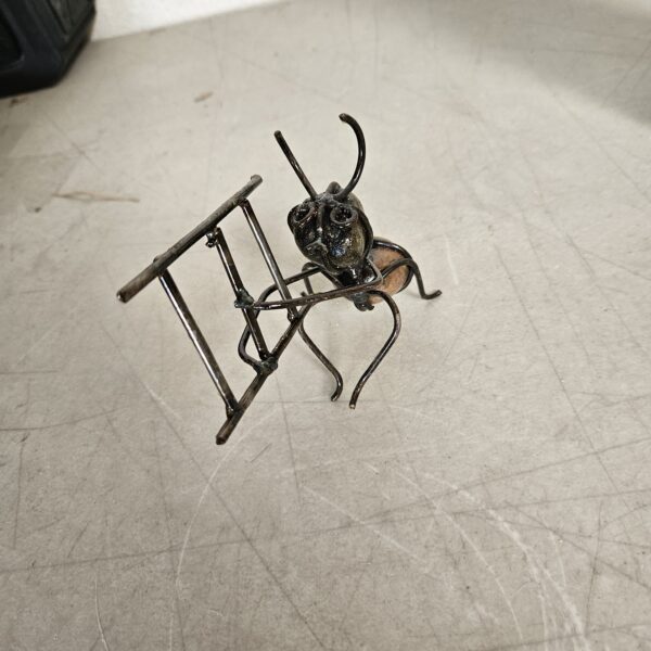 Worker ant figure perfect for garden decoration, handcrafted with metal | EZ Auction