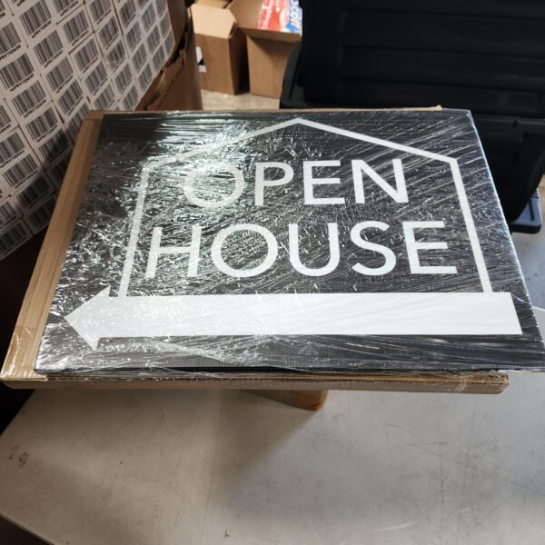 Open House Yard Signs - (3 Pack) - Real Estate Yard Signs | EZ Auction