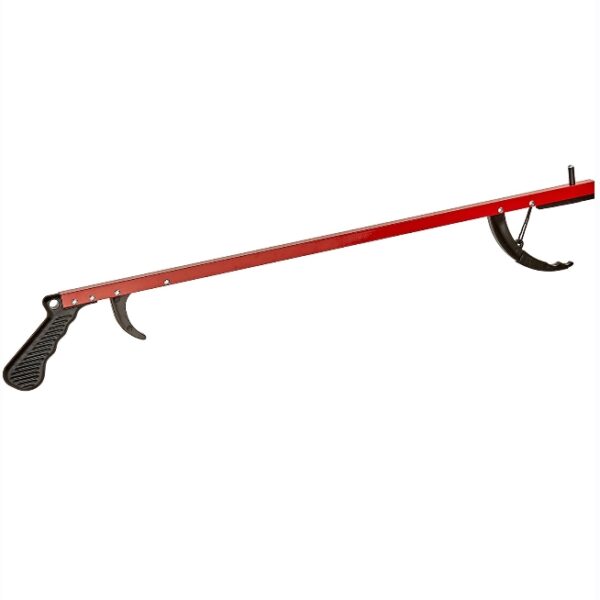 Reacher, Red, 26 Inch, Grabber Reacher Tool, Lightweight Trash Picker Grabber & Garden Nabber, Handy Aluminum Picker Up Tool & Reaching Claw, Portable Reaching Assist & Dressing Tool | EZ Auction