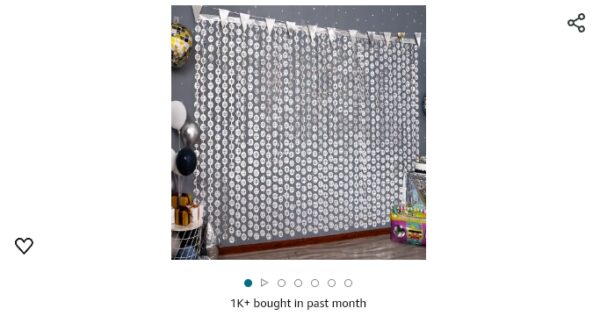 Disco Party Decorations, 2 Pack Disco Ball Photo Booth Props,3.3x6.6 ft Silver Foil Fringe Curtains Photo Backdrop for The 70s & 80s Last Disco Bachelorette, Decades, Taylor Party Decor | EZ Auction