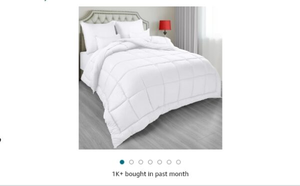 Utopia Bedding All Season Down Alternative Quilted Twin/Twin XL Comforter - Duvet Insert with Corner Tabs - Machine Washable – Bed Comforter - White | EZ Auction