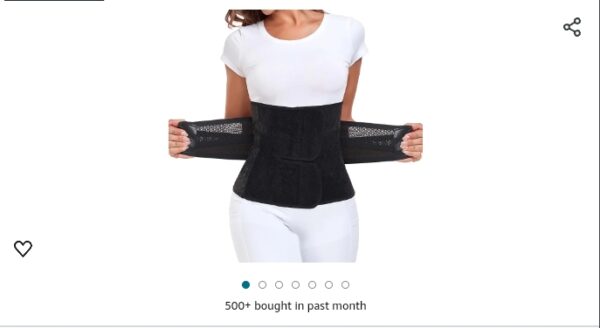 Postpartum Belly Band – Postpartum Belly Wrap, Abdominal Binder Post Surgery C-section Recovery Support Belt After Birth Brace, Slimming Girdles (Midnight Black, L) | EZ Auction