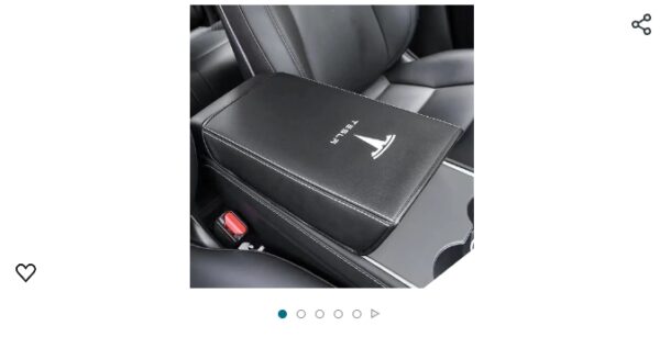 Car Armrest Cover for Tesla Model 3 Model Y Center Console Protector Pad Armrest Box Mat for Model 3 2017-2023 Model Y 2020-2022 2023 Tesla Armrest Accessories(Black) | EZ Auction