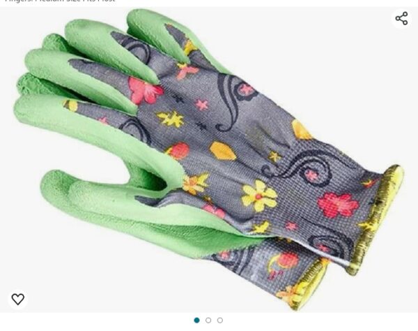 Gardening Gloves for Women, Outdoor Protective Work Gloves with Foam Nitrile Coating, on Palm & Fingers. Medium Size Fits Most | EZ Auction