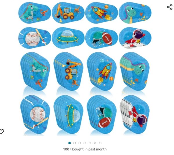40 Pcs Kids Eye Patches for Boys Toddlers Adhesive Eye Patches Bulk Eye Patch with Lazy Eye Breathable Fabric Eye Pad Light Blocking Cute Designs Cotton Adhesive Bandages for Boys Children | EZ Auction