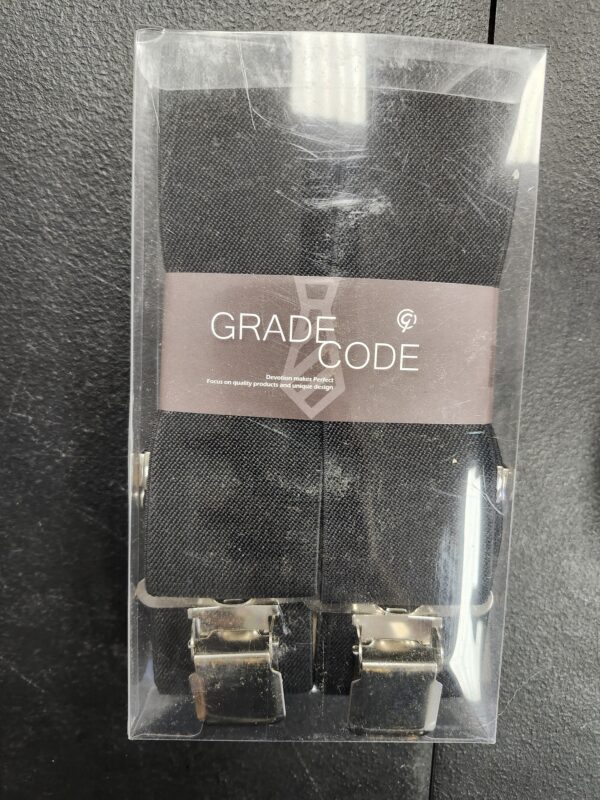 Suspenders for Men, with Heavy Duty Clip Wide X-Back for Work | EZ Auction