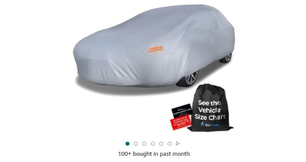 EzyShade 10-Layer Waterproof Sports Car Cover. See Vehicle Size-Chart for Accurate Fit. All Weather Outdoor Covers. Challenger Charger Monte Carlo Classic Cars Sun Snow Rain. Size C6 (See Size Chart) | EZ Auction