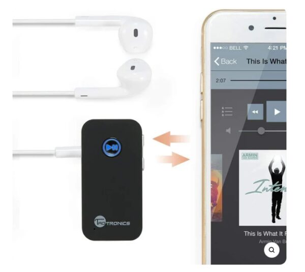 Taotronics Bluetooth Receiver/car Kit Portable Wireless Audio Aux | EZ Auction