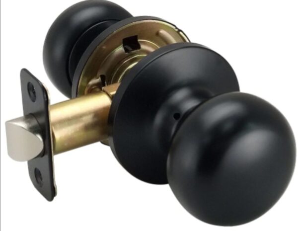 Miseno MLK4030BK MLK4030 Porter Flat Ball Passage Door Knob Set | EZ Auction