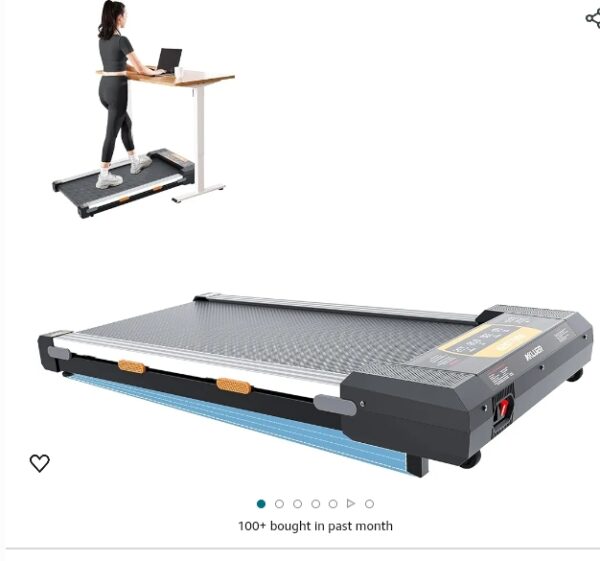 Walking Pad Treadmill with Incline Under Desk Treadmill, 2 in 1 Portable Compact Treadmill for Home with Remote Control, LCD Display, Small Walking Jogging Machine | EZ Auction