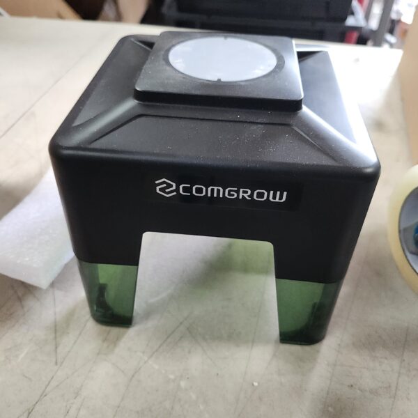 *** USED **Comgrow Laser Engraving Machine for Dog Tag Metal Wood Silicone,Portable Desktop Laser Engraver Machine for Windows,Android,iOS and Offline Laser Cutter (Working Area 3.8 * 3.4 inches) | EZ Auction