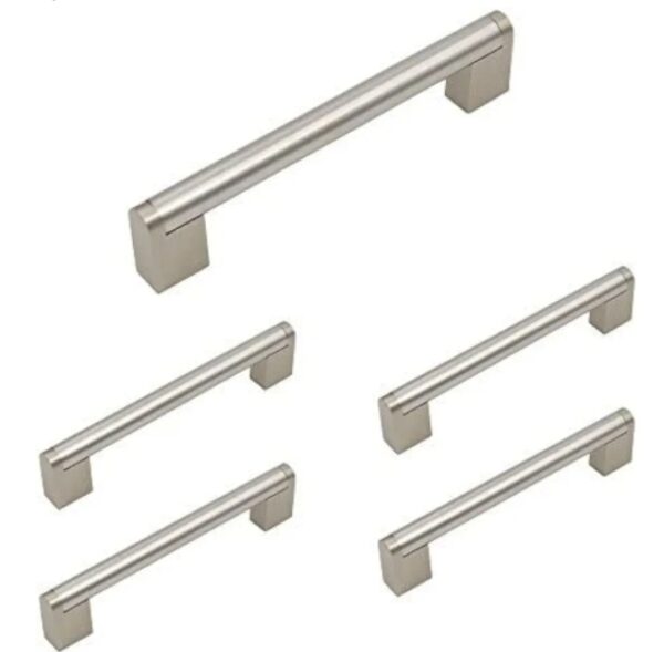 homdiy 5Pack 5 Inch Brushed Nickel Cabinet Pulls Modern Cabinet Handles - Brushed Nickel Drawer Pulls Stainless Steel Cabinet Hardware, 6-1/2 Inch Overall Cabinet Door Handles for Cabinets,Cupboard | EZ Auction