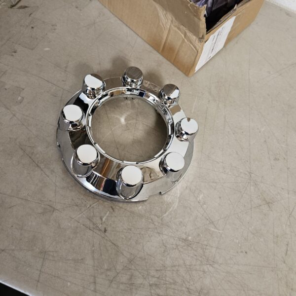 Front F250 F350 SD 4x4 Chrome Wheel Center Hub Caps 8 Lug Rim Lug Cover Hubs | EZ Auction