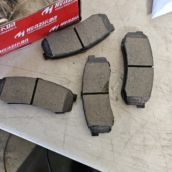 ***USED***H HENZIKON HIGH-PERFORMANCE HZ606 QuietCast Premium Ceramic Disc Brake Pad Set - Compatible With Select Lexus GX460, GX470, LX450; Toyota 4Runner, FJ Cruiser, Land Cruiser, Sequoia; REAR | EZ Auction