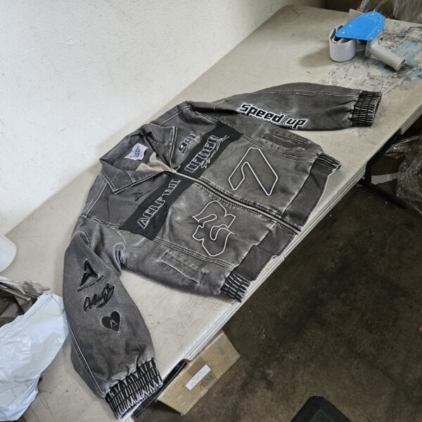 SIZE S* Aelfric Eden Mens Faux Leather Jacket Motorcycle Racer Racing Jackets Washed Oversized Unisex Streetwear Jacket | EZ Auction