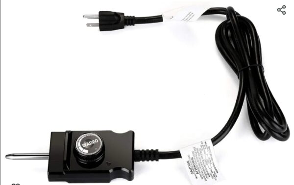 WADEO Adjustable Thermostat Probe Control Cord for Masterbuilt Smokers Cord Replacement.(15A Max, 110V) | EZ Auction