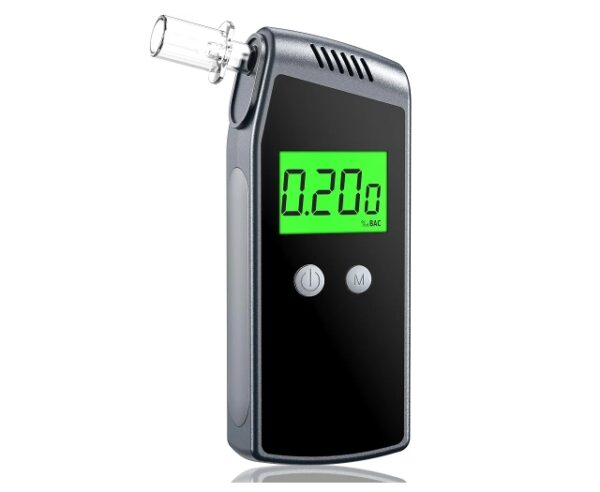 Breathalyzer,Portable Alcohol Tester with USB Rechargeable,Professional-Grade Accuracy Breathalyzer with LCD Digital Display(10 Mouthpieces) | EZ Auction