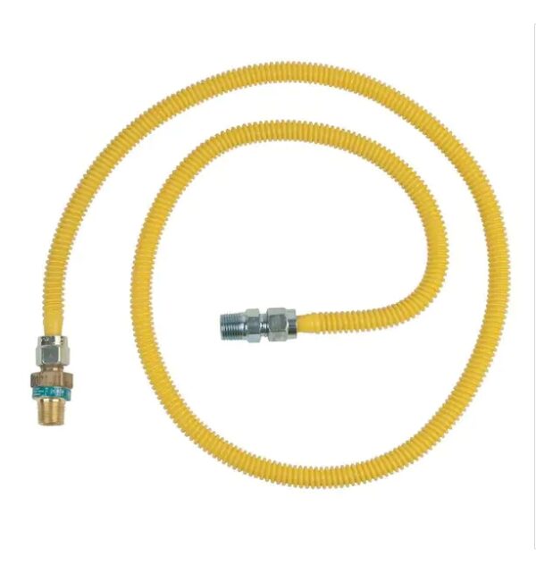 1/2 in. MIP x 1/2 in. MIP x 60 in. Gas Connector (1/2 in. OD) w/Safety+Plus2 Thermal Excess Flow Valve (53,200 BTU) | EZ Auction