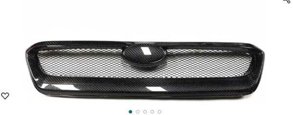 Carbon Fiber Car Front Grille Racing Grill Upper Replacement Bumper Hood Mesh Body Compatible with Su-baru WRX STI 2014-2017 | EZ Auction