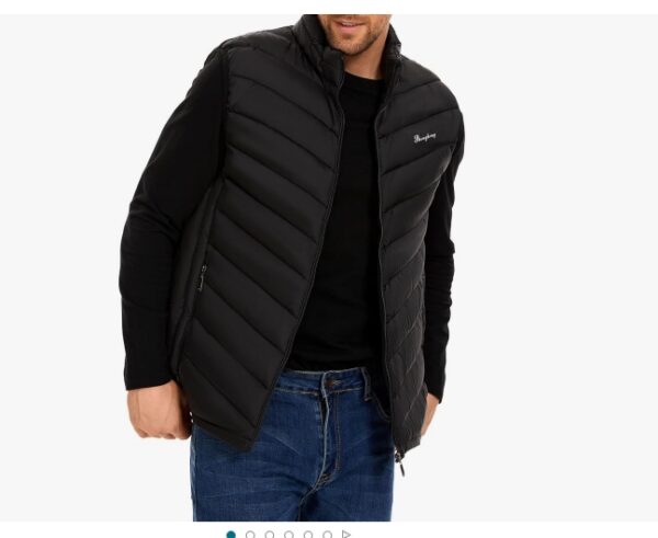Mens Quilted Puffer Vest Lightweight Winter Sleeveless Jackets for Men Outdoor | EZ Auction