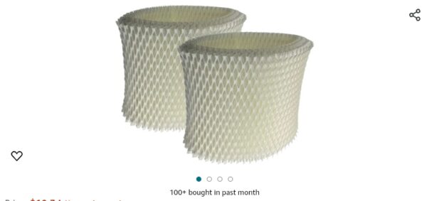 Humidifier Filter C Compatible with Honeywell HC-888N, HC-888, Wicking Filters Replacement Pack of 2 | EZ Auction