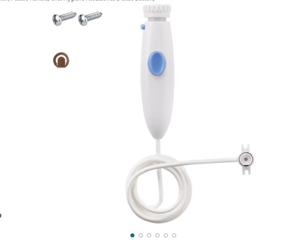 Replacement Hose and Handle Parts Compatible with Waterpik Water Flosser WP-100 WP-140 WP-150 WP-900 Series Oral Irrigator, Plastic Handle, Oral Hygiene Accessories (Pause Button) | EZ Auction