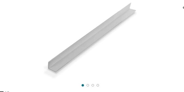 Outwater Plastics 1933-Wh White 1/2 Inch X 1/2 Inch X 3/64 (.047) Inch Thick Styrene Plastic Even Leg Angle Moulding 36 Inch Lengths (Pack of 4) | EZ Auction