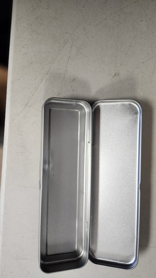 ***SEE PICTURES HAS DENTS***NOLITOY Metal Container with Lid 2pcs Boxes Metal Case Mini Hinges Holder for Pouches Bulk Tinplate Silver Tin Boxes Tin Box Bulk Large Box Metal Storage Box Metal Container | EZ Auction