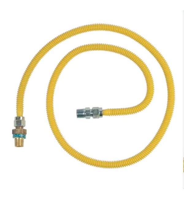 1/2 in. MIP x 1/2 in. MIP x 60 in. Gas Connector (1/2 in. OD) w/Safety+Plus2 Thermal Excess Flow Valve (53,200 BTU) | EZ Auction